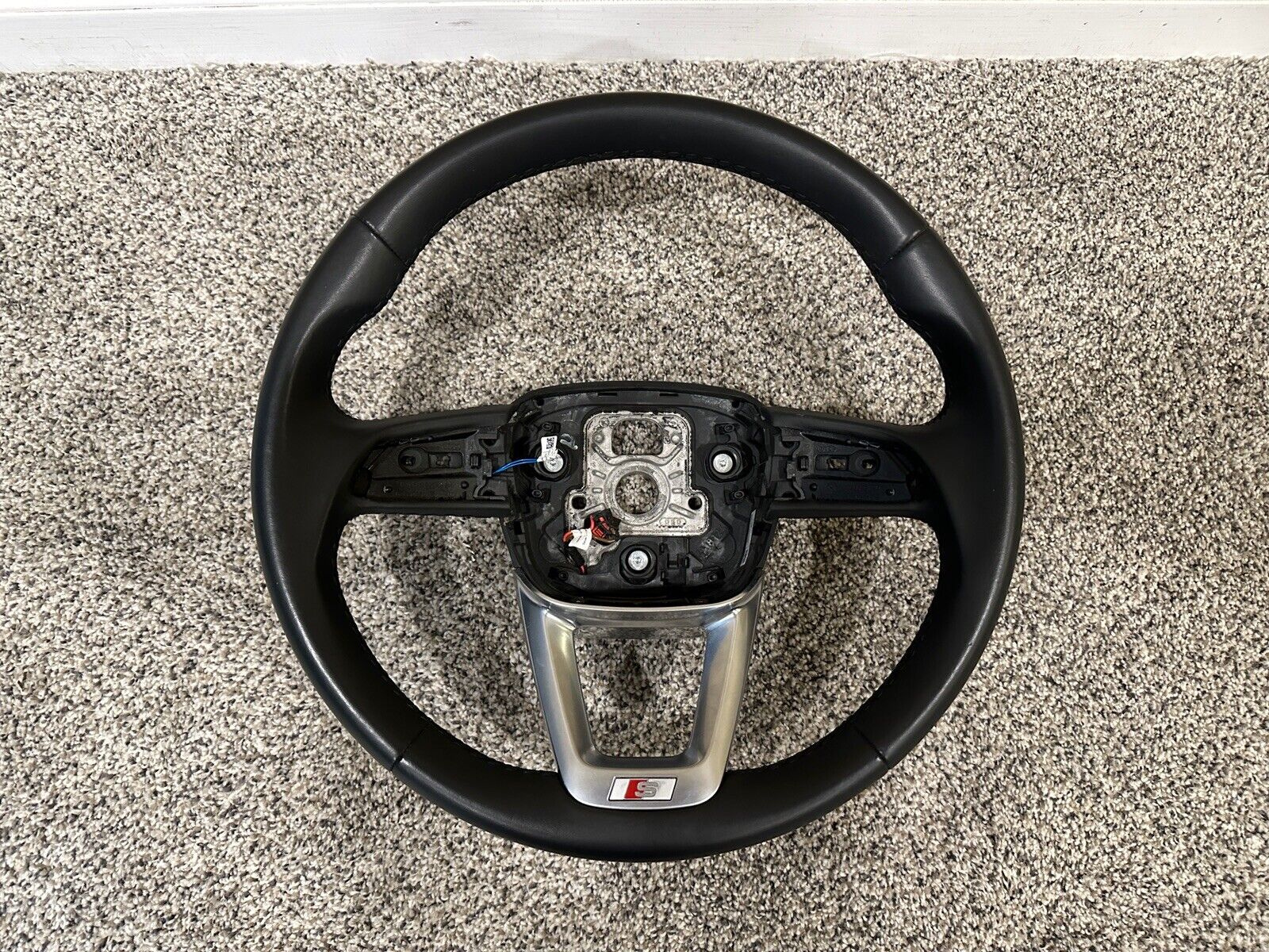 2019 2020 2021 Audi  S-Line Q8 SQ8 RSQ8 Q7 SQ7 Heated Steering Wheel Black
