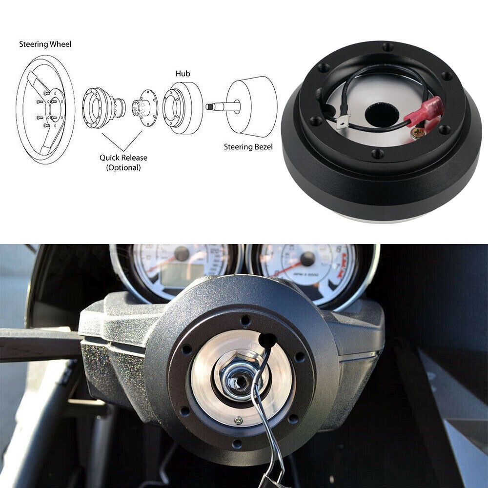 Aluminum Steering Wheel Short Hub Adapter Bolt-on For Toyota Cressida 1983-1992