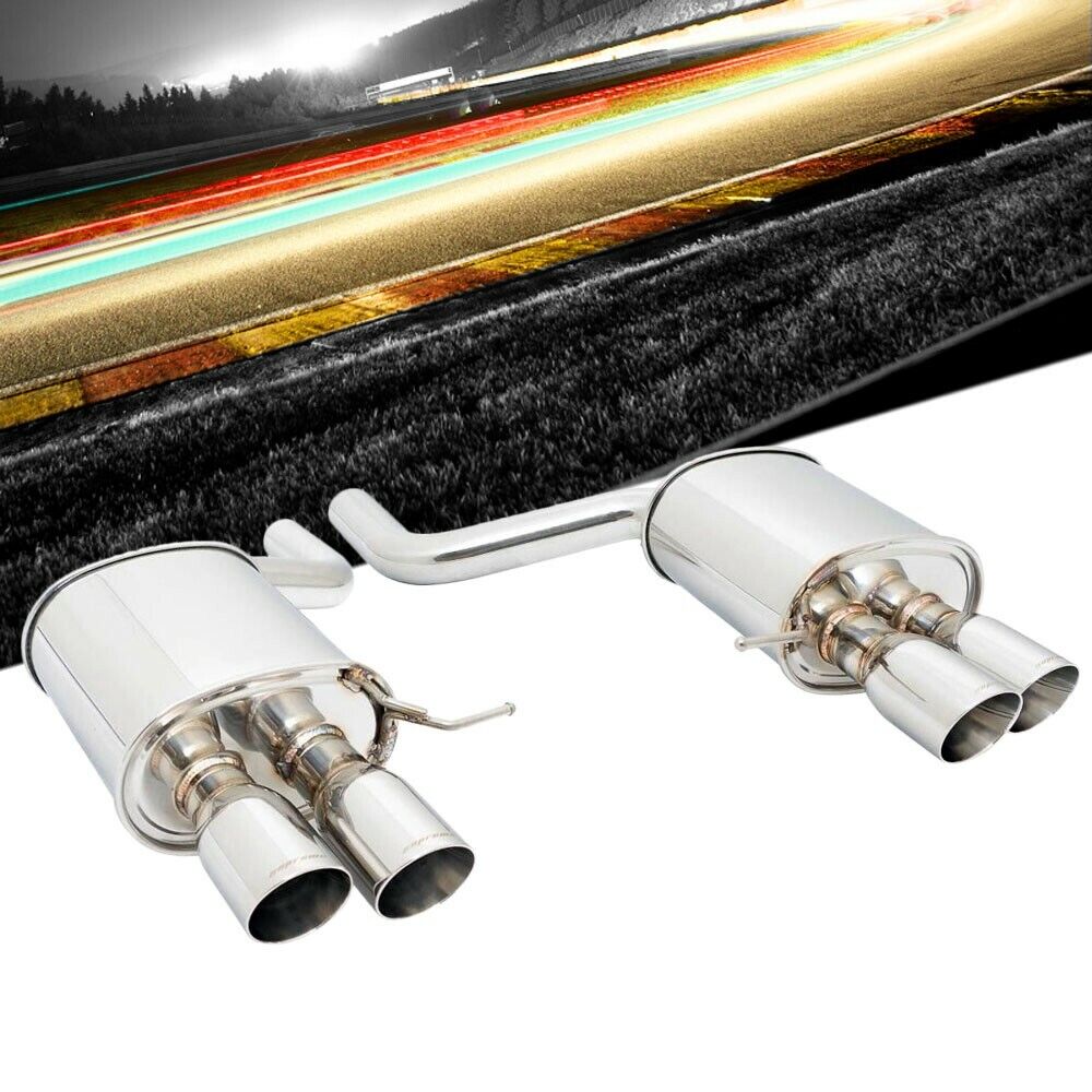 Megan Racing Supremo Axleback Exhaust System Rolled Tips For 11-16 BMW 535i F10