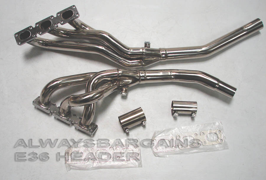 Manzo Stainless Steel Header Fits BMW E36 323i 325i 325is 325 328i 328is TP-182