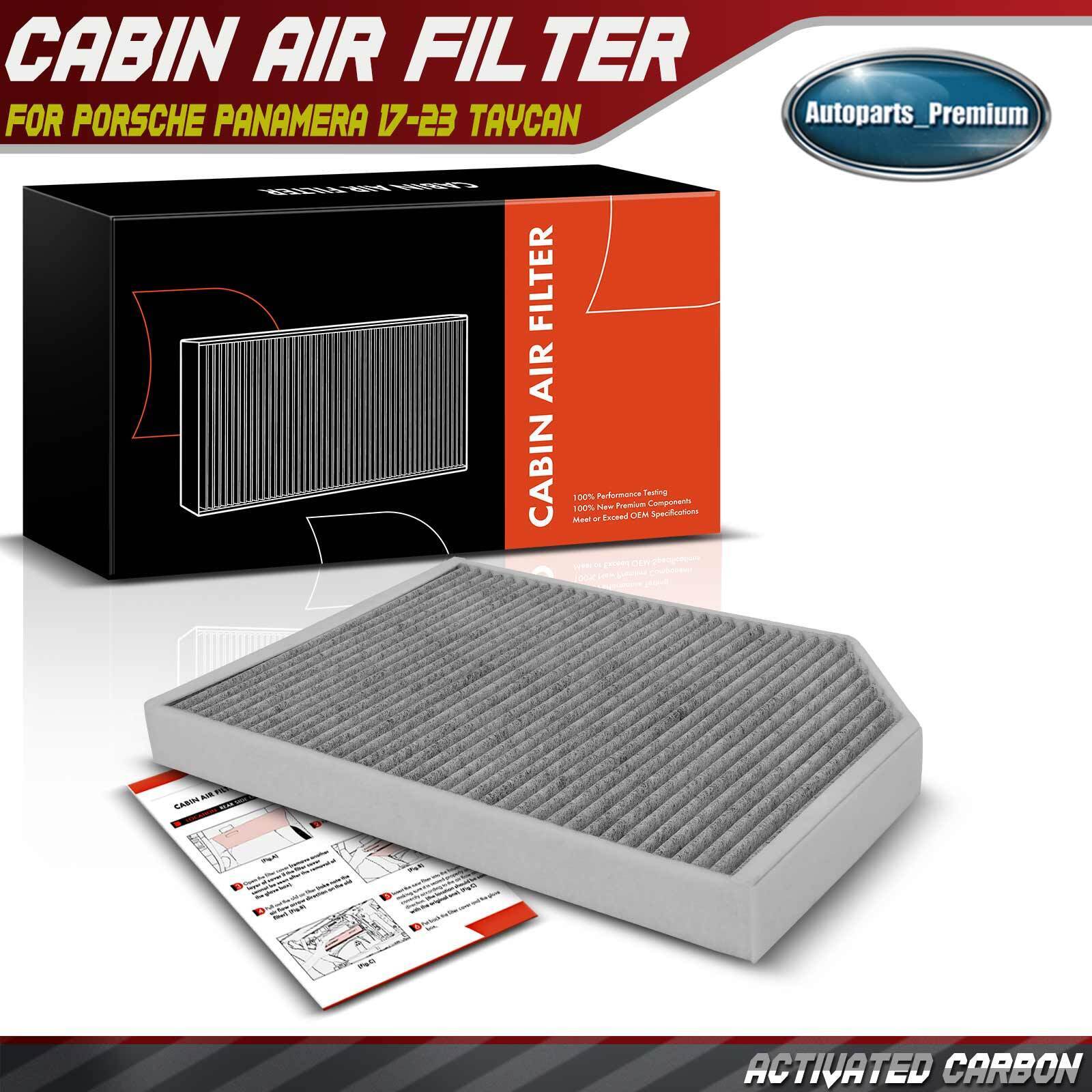 New Front Activated Carbon Cabin Air Filter for Porsche Panamera 17-23 Taycan