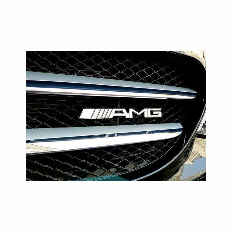 NEW Metal Chrome A.M.G Grill Badge Front Emblem Fit all cars
