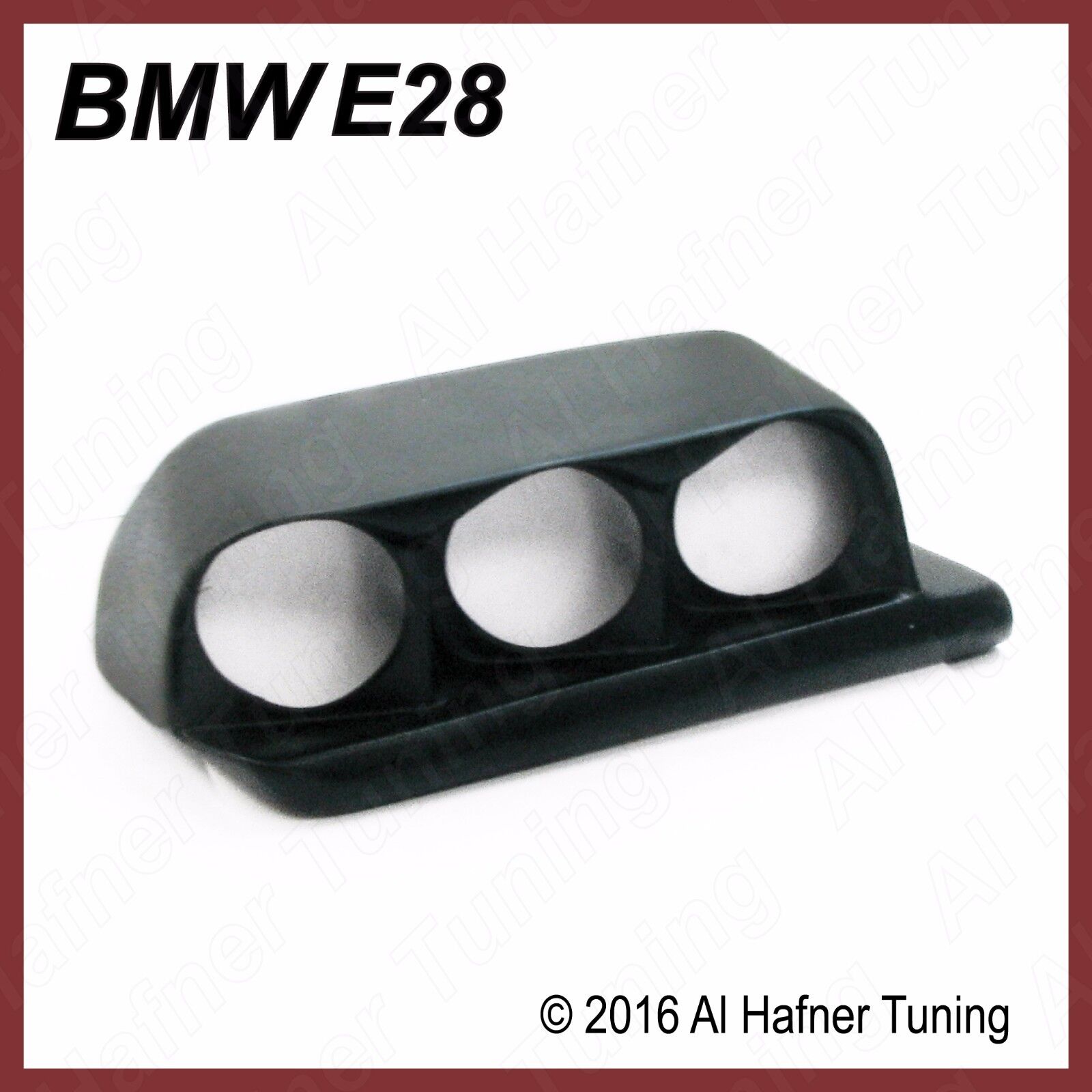 BMW 528e, 533i, 535i, M5 e28 82-88 VDO gauge console (without gauges)
