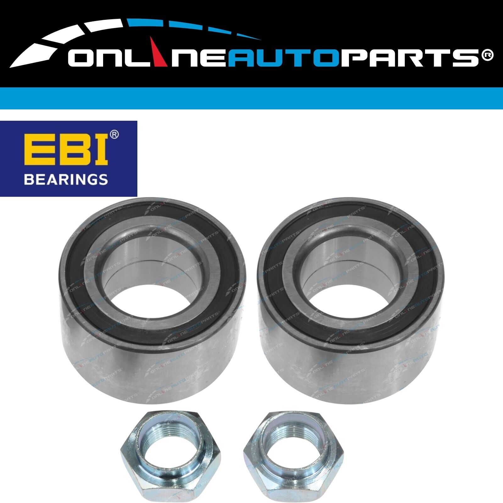 2 x Front Wheel Bearings for Daewoo Cielo 1.5i 4cyl 1.5L G15MF 1995~1997