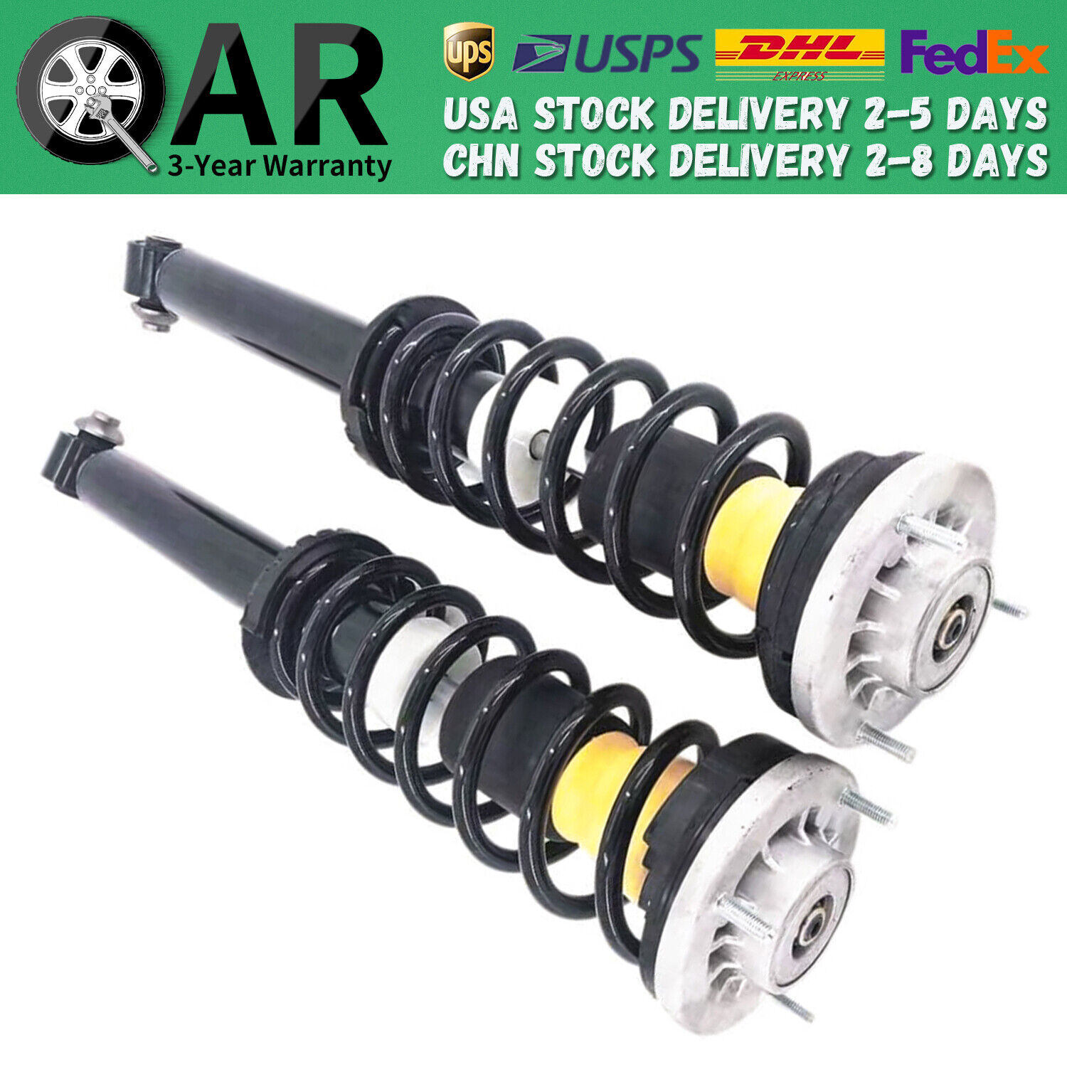 Pair Rear Shock Struts Assembly For BMW F10 F11 F12 F13 F18 528i 535i 650i 550i