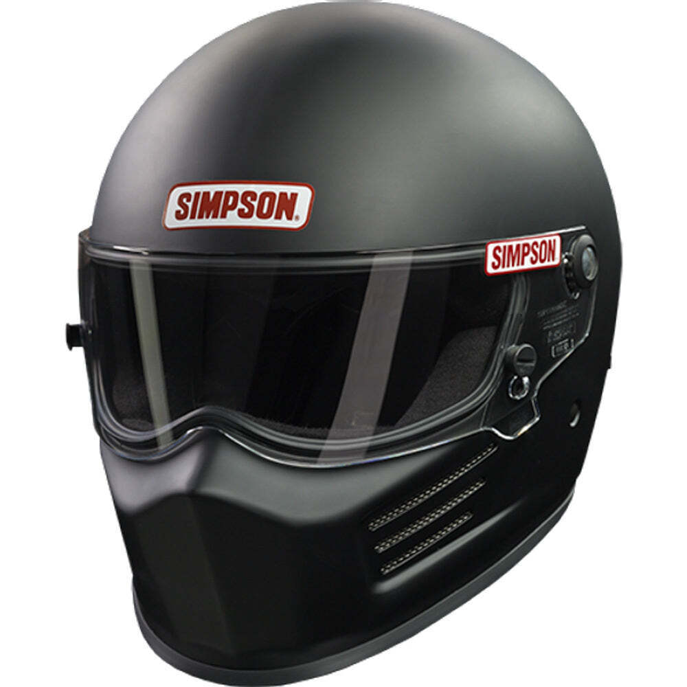 SIMPSON SAFETY Helmet Super Bandit XX- Large Flat Black SA2020