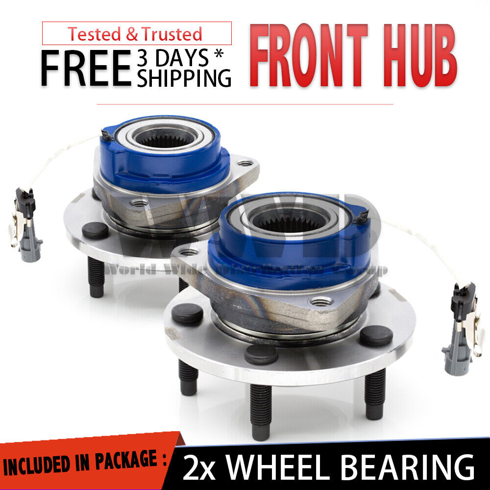 2x 513179 Front Wheel Hub Bearings For Buick Lucerne Chevy Pontiac Saturn
