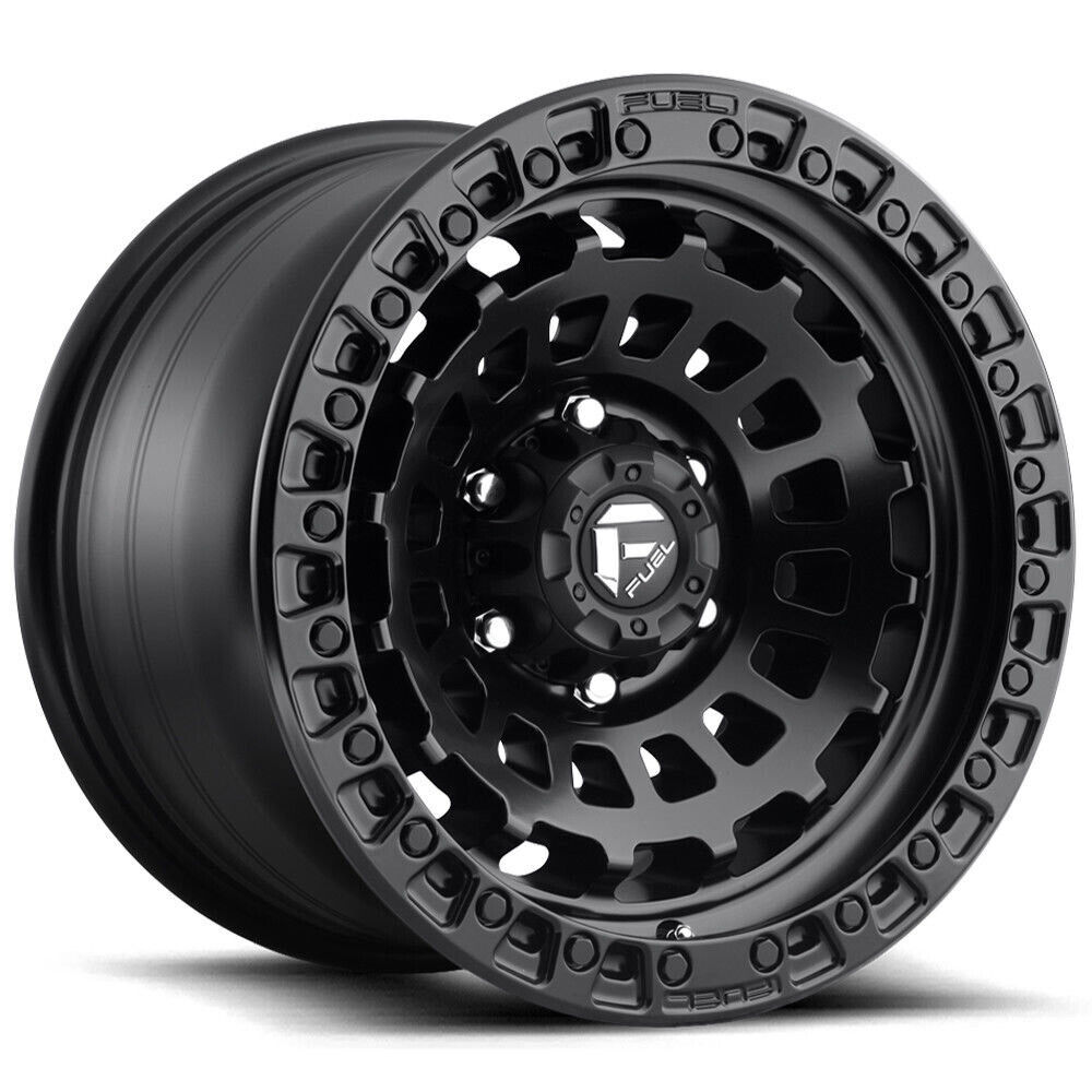 One 17x8.5 Fuel D633 Zephyr 5x120 34 Matte Black Wheel Rim 66.06