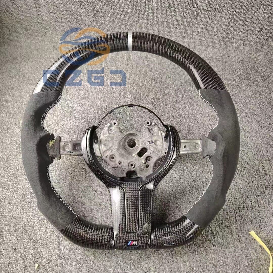 100%Real Carbon Fiber Steering Wheel For Bmw M5 M6 F10 alcantara steering
