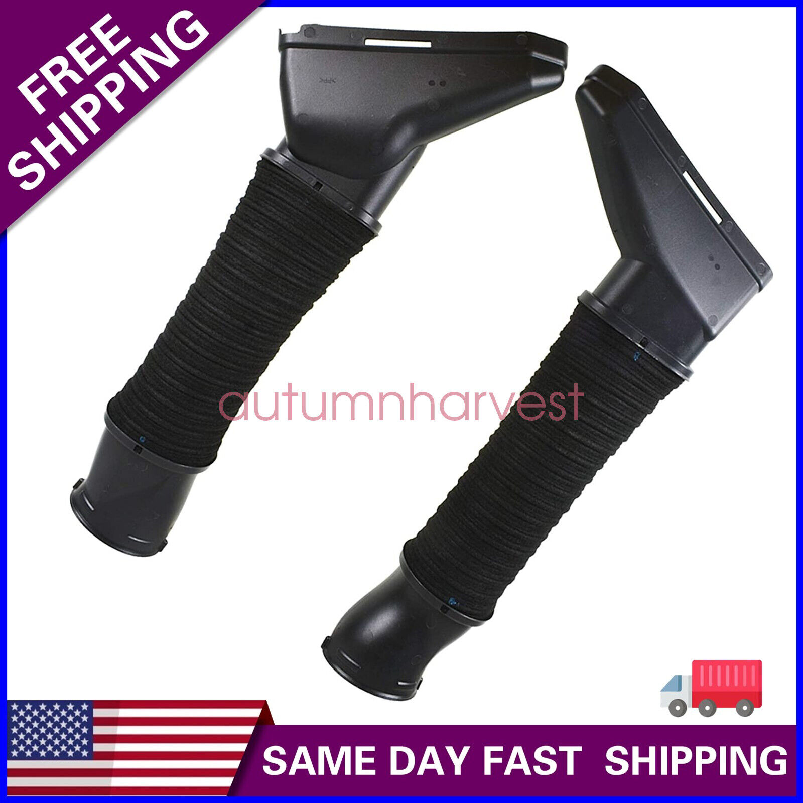 For 2014-2017 Mercedes-Benz S550 S63 AMG Engine Air Intake Hose Left & Right