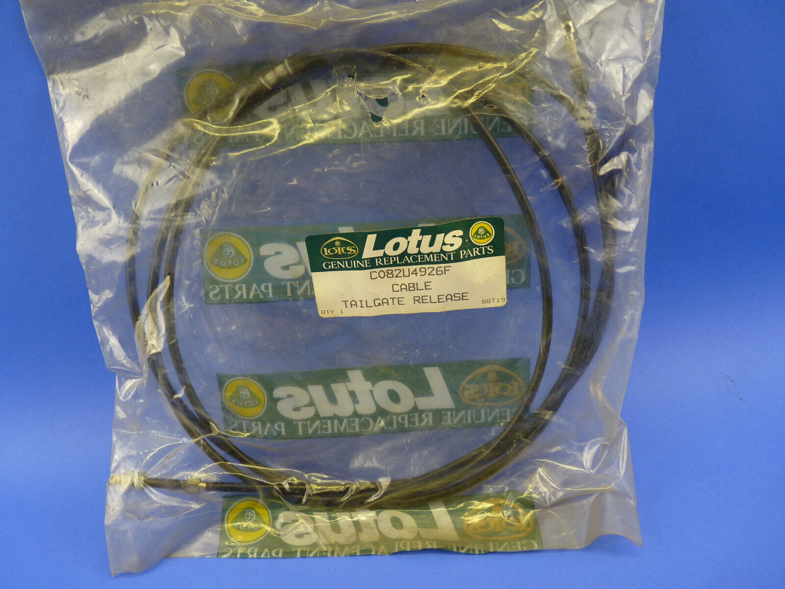 Lotus Esprit NOS cable tailgate release C082U4926F D082U4926F