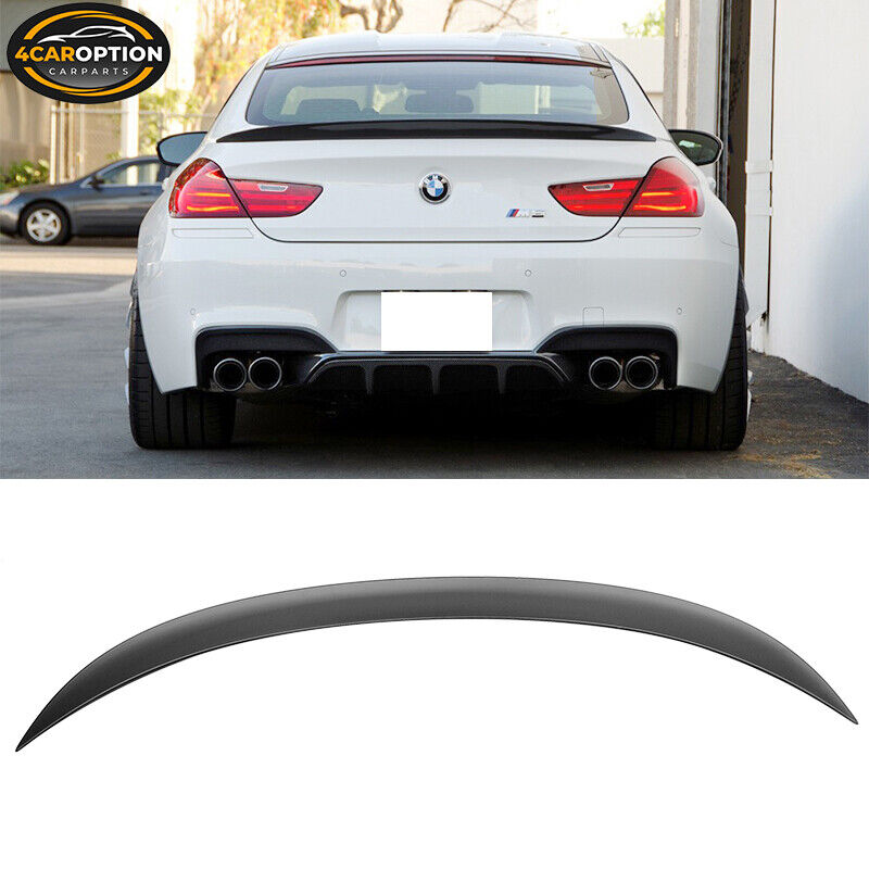 Fits 12-17 BMW F13 F06 6 Series Coupe & Gran Coupe M6 Style Trunk Spoiler ABS