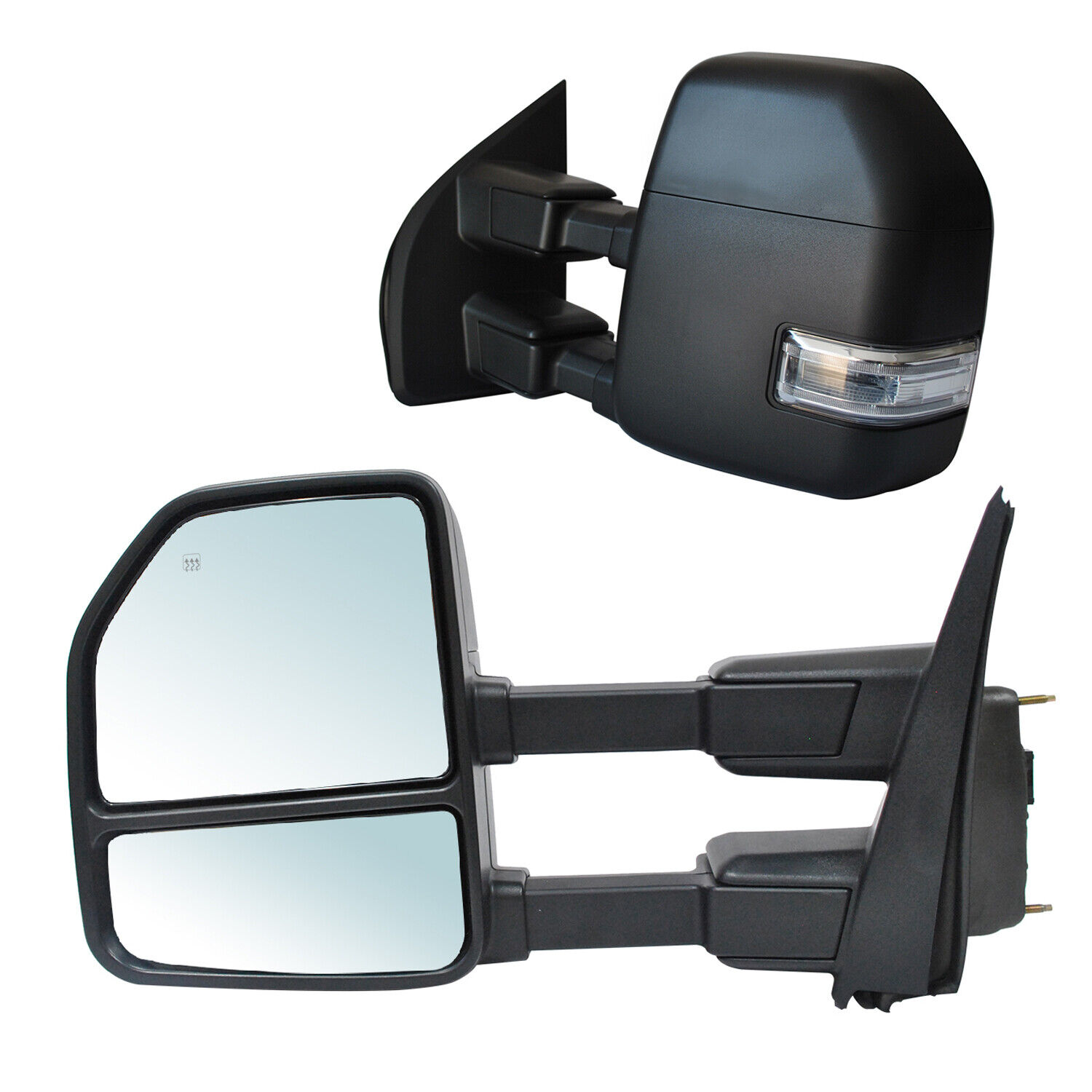 Towing Mirrors For 2017-2020 Ford F-250 Super Duty Power Heated LED Signal LH RH
