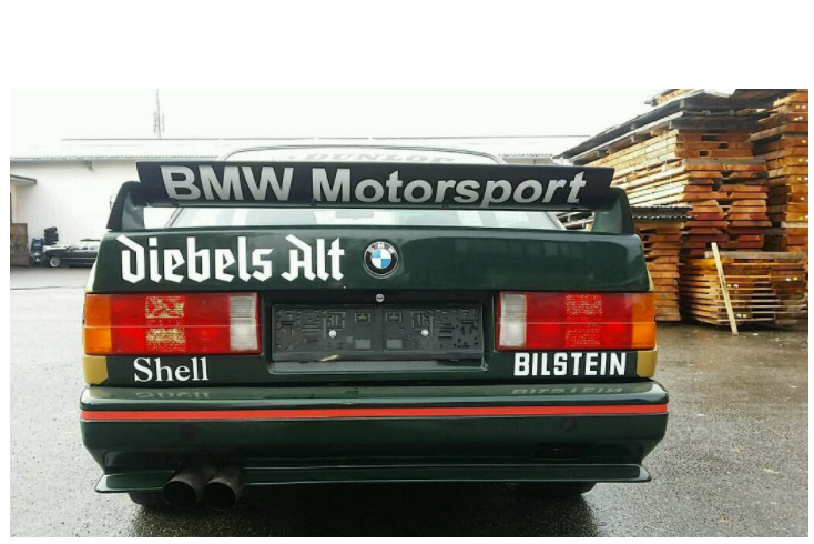 Sticker for BMW MOTORSPORT DECAL DTM spoiler Sticker E36 M3 E30 M3 M technic