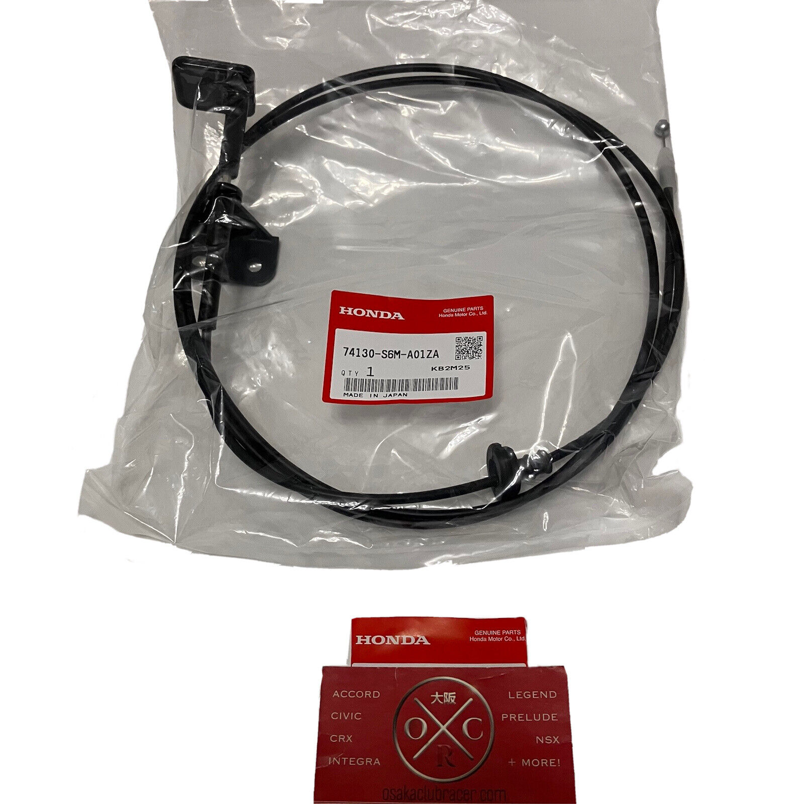 New Genuine OEM 2002-06 Acura RSX Type S Hood Open Release Cable 74130-S6M-A01ZA