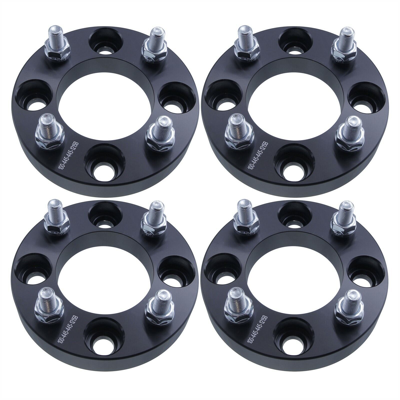 (4) 25mm 4 lug Wheel Spacers Fits Honda Accord Prelude Acura TL Legend CL