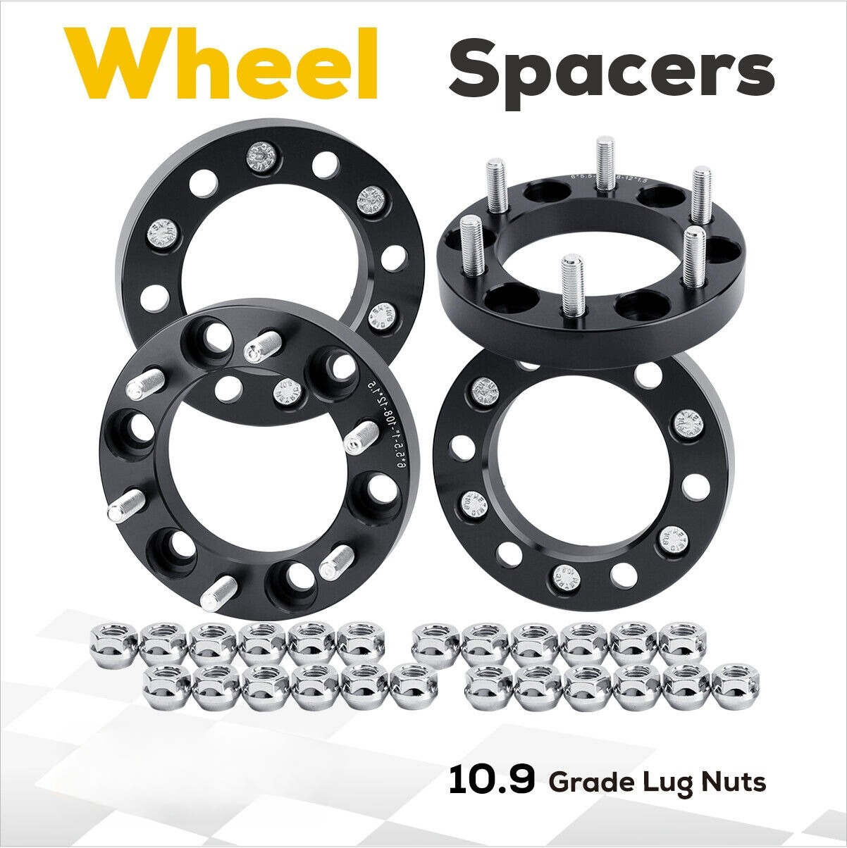 4X 6X5.5 Wheel Spacer 1\'\' Thick  12x1.5 Fit For Tacoma 4Runner 6 Lug Lexus GX460