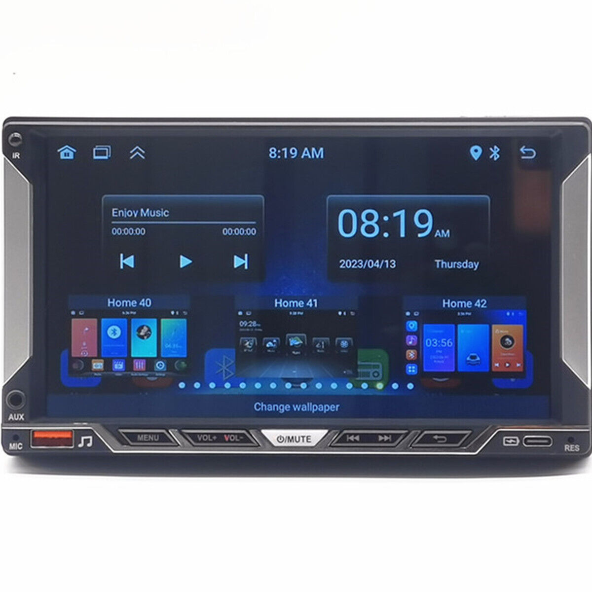 Double 2DIN Android 12 Car Stereo GPS Navigation Radio For Apple CarPlay Player