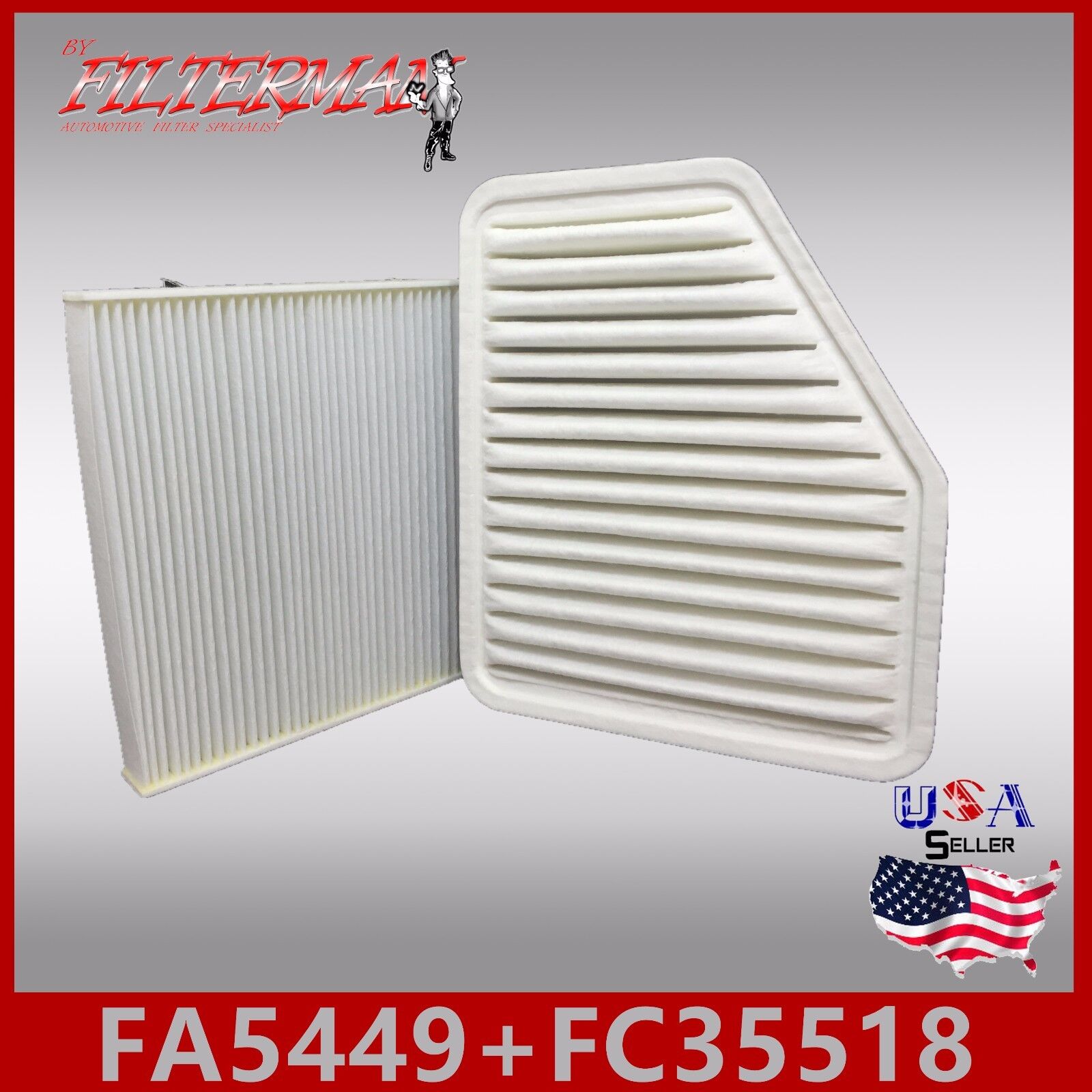 FA5449 FC35518 CA9379 CF10562 ENGINE & CABIN AIR FILTER FOR LEXUS GS430 SC430