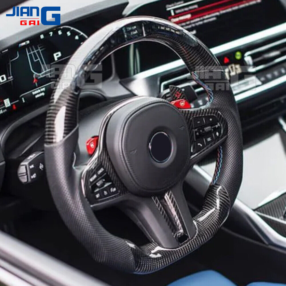 Carbon Fiber LED Steering Wheel for BMW G20 G30 G38 G05 G06 G80 G82 No Heated