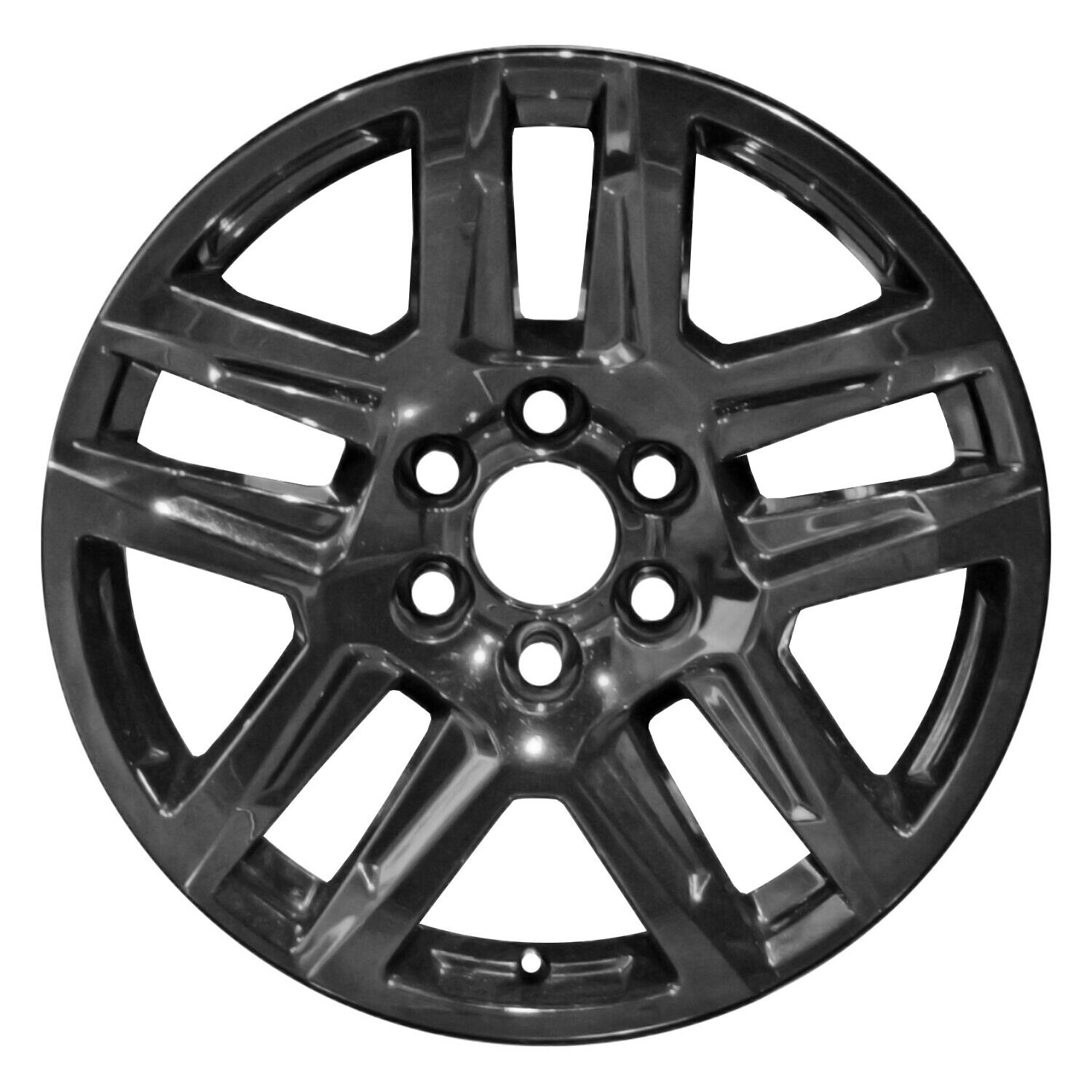 20x9 5 Double Spoke Refurbished Aluminum Wheel Painted Gloss Black 560-05913