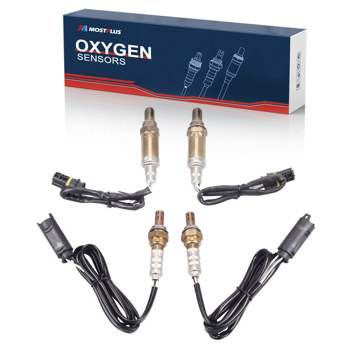 Set(4) O2 Oxygen Sensors Upstream & Downstream For BMW 323i 330i 525i 530i X3 X5