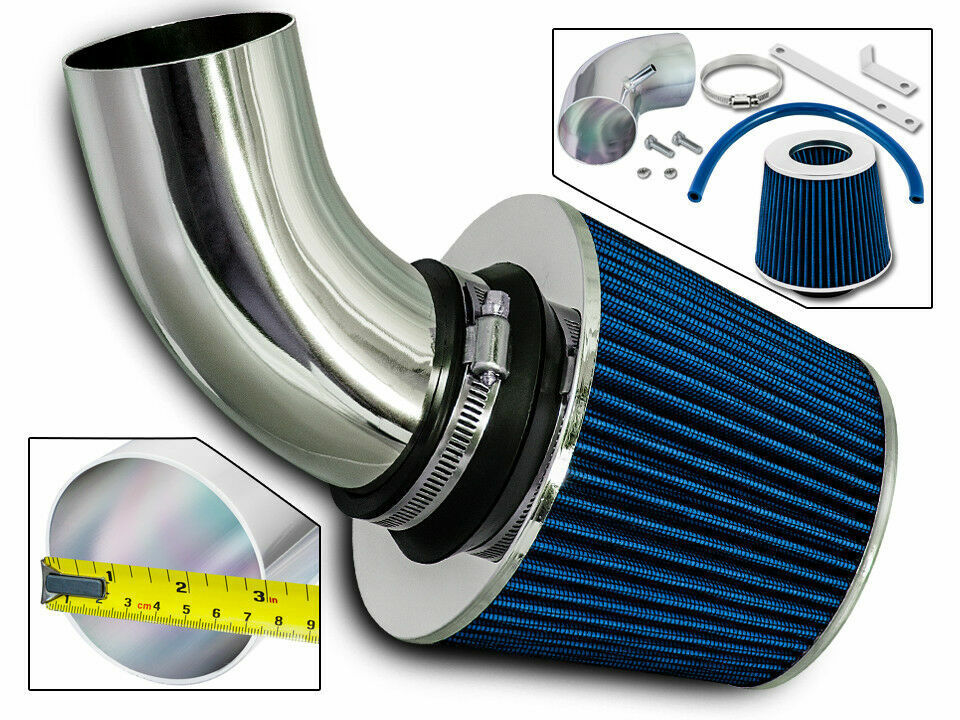 Sport Air Intake Kit + Blue Dry Filter For 03-06 Chrysler PT Cruiser 2.4L Turbo