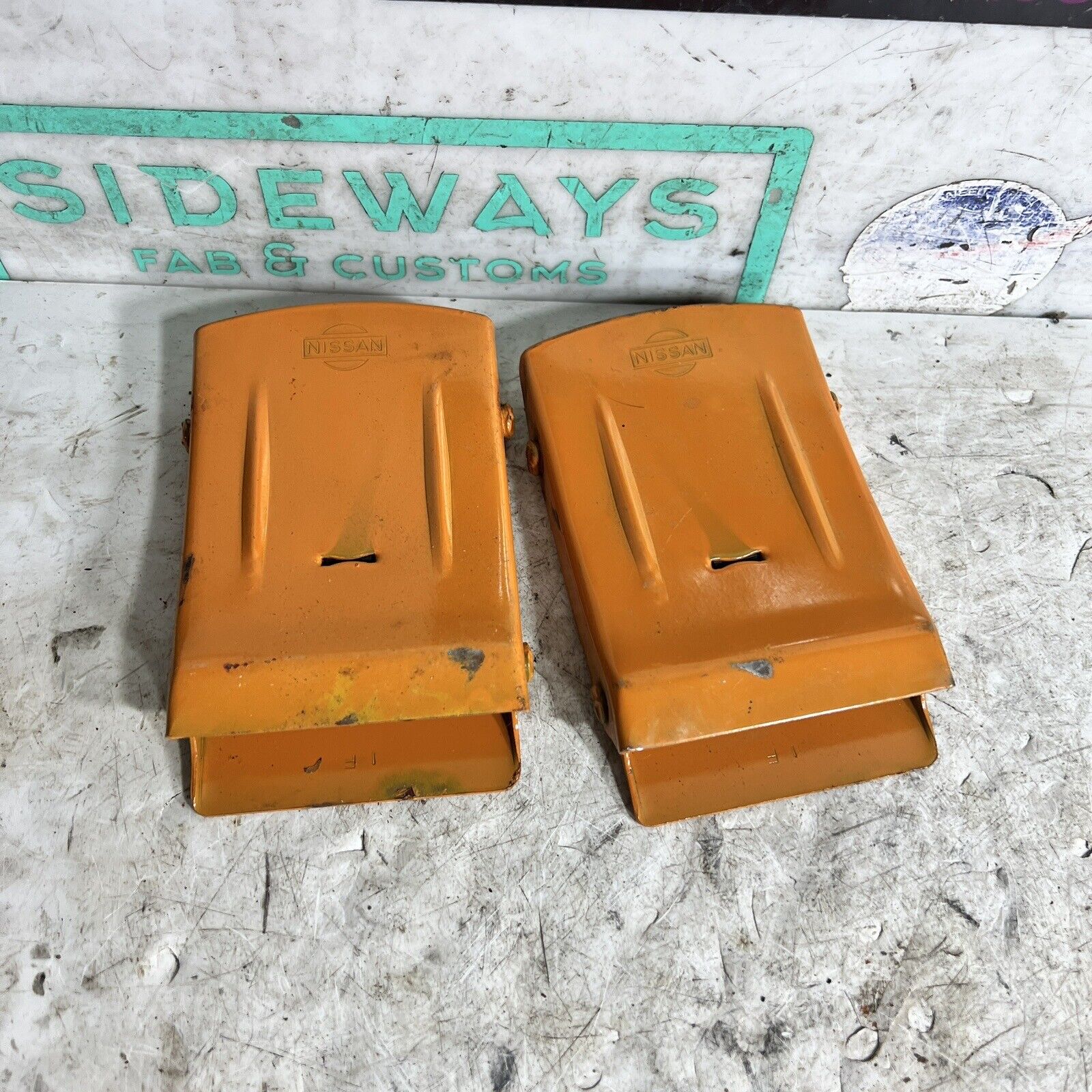 79-83 Datsun 280zx Wheel Chock Stoppers Pair