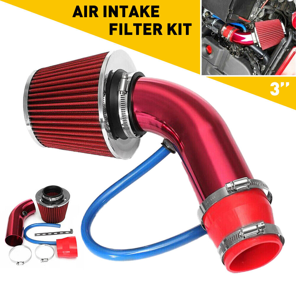 Cold Air Intake Filter Induction Kit Pipe Power Flow Hose System Accessories EOJ