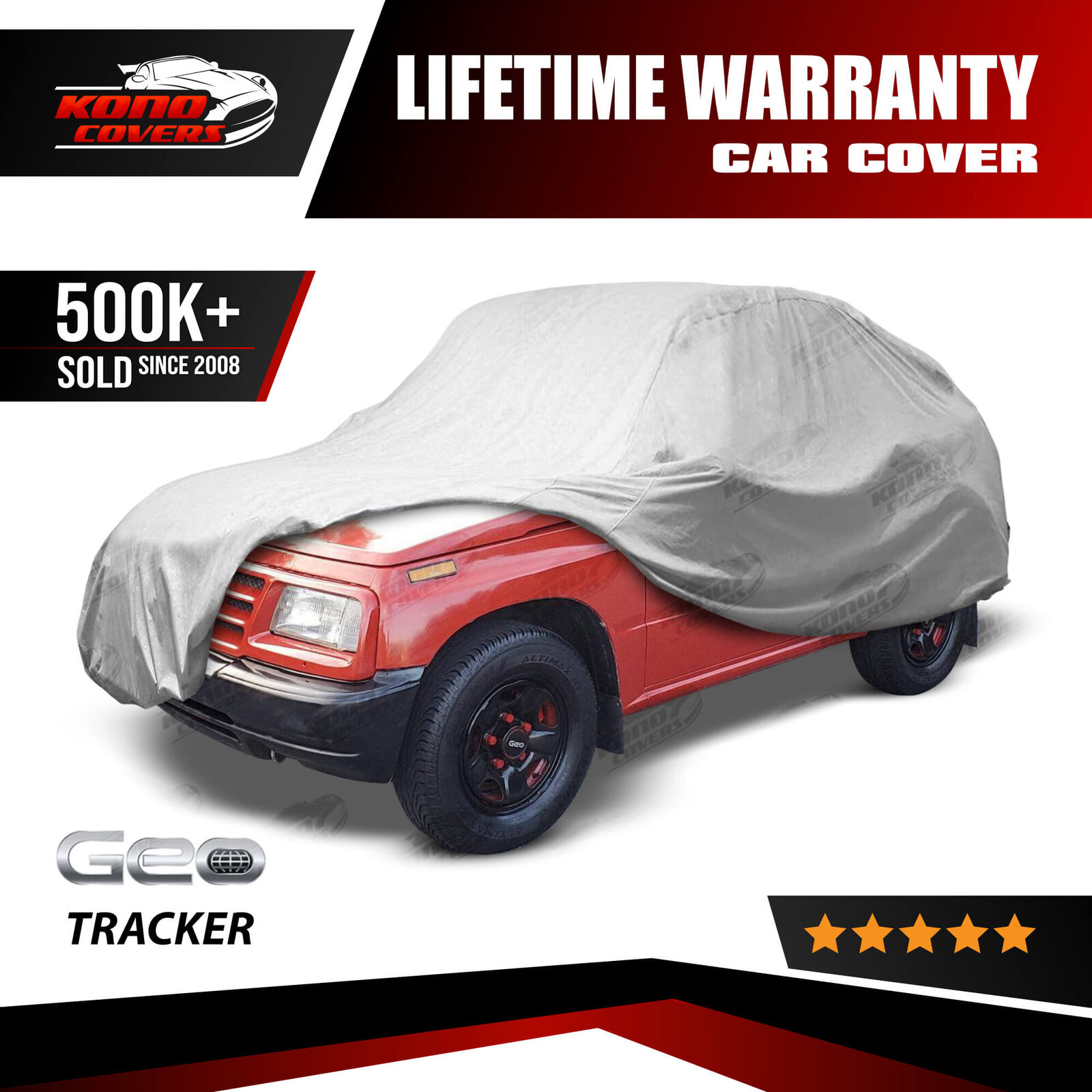 Geo Tracker 4 Layer Car Cover 1989 1990 1991 1992 1993 1994 1995 1996 1997