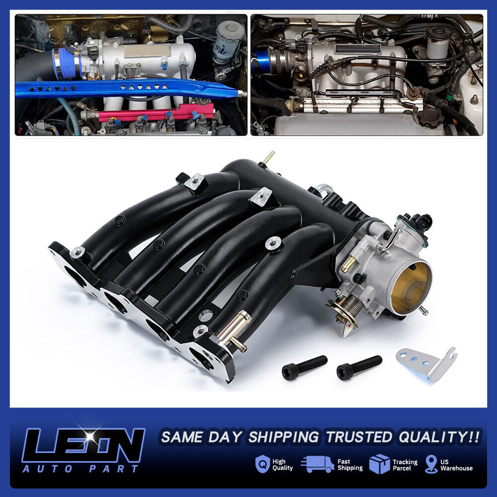 Intake Manifold+Throttle Body For Honda Civic CRX DEL SOL D15 D16 D Series 88-00
