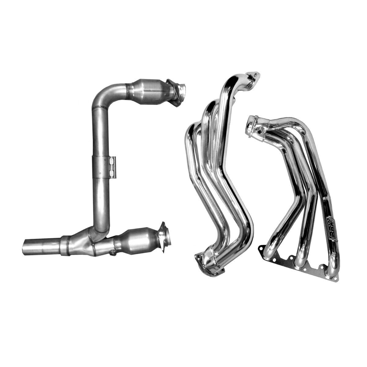 Fits 07-11 Wrangler 3.8L 1-5/8 Long Tube Exhaust Header Y Pipe w/Catalytic-40500