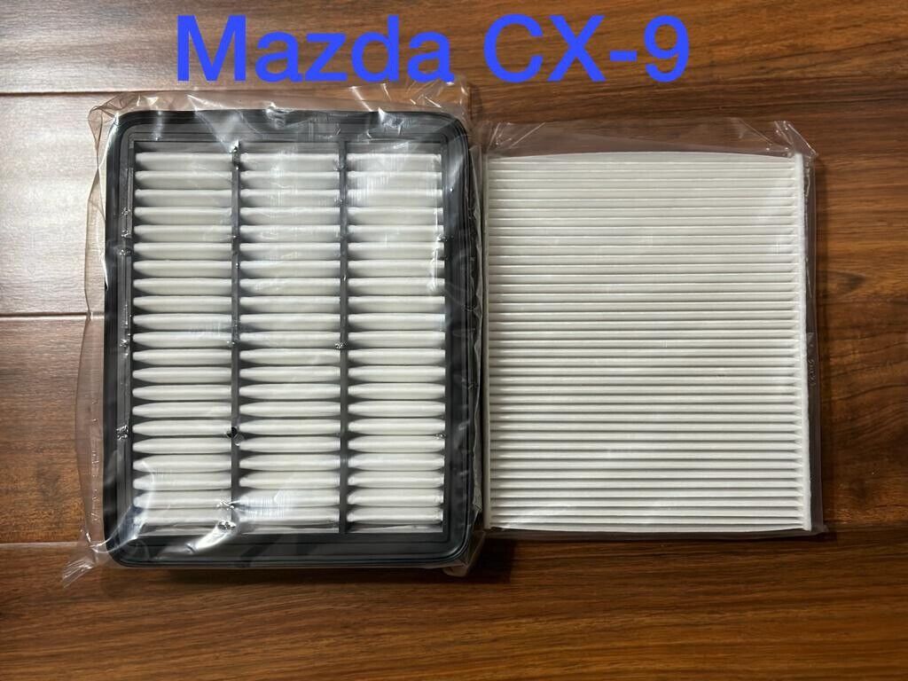 Engine & Cabin Air Filter Combo Set for Mazda CX-9 2016-2023 L4 2.5L