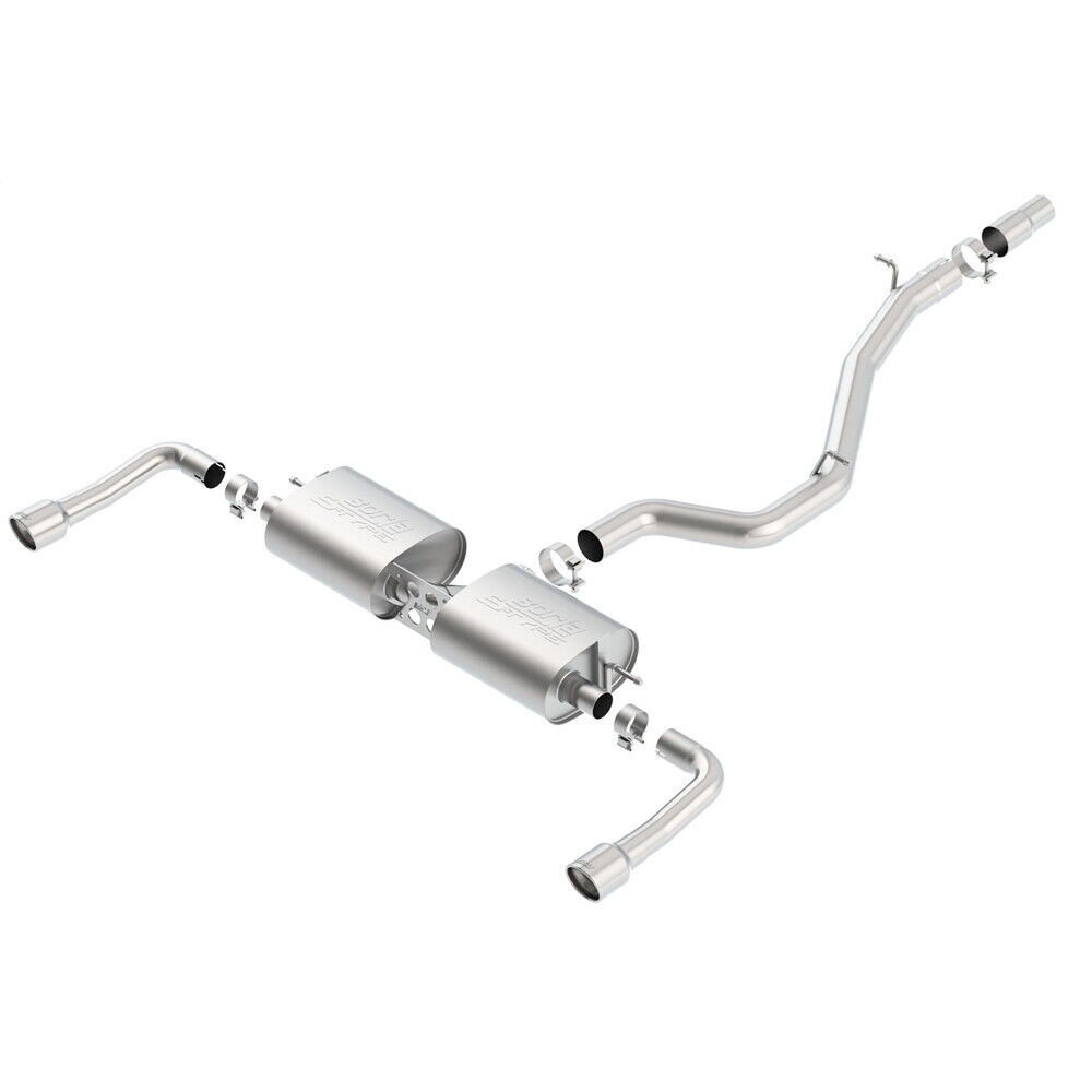 Borla 140682 S-Type Stainless Cat Back Exhaust for 14-19 Audi 8V A3 Quattro 2.0L