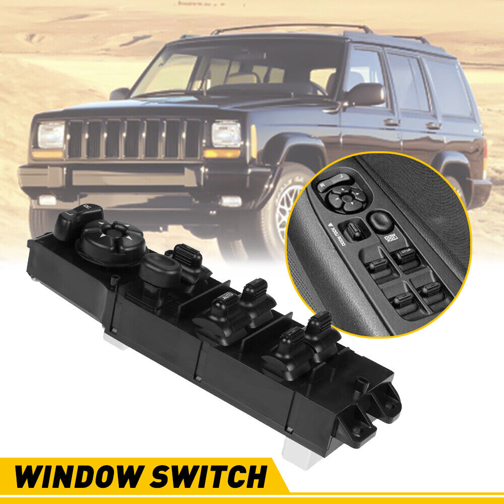 Master Power Window Door Switch Xj Series for 1997 1998 2000 2001 Jeep Cherokee