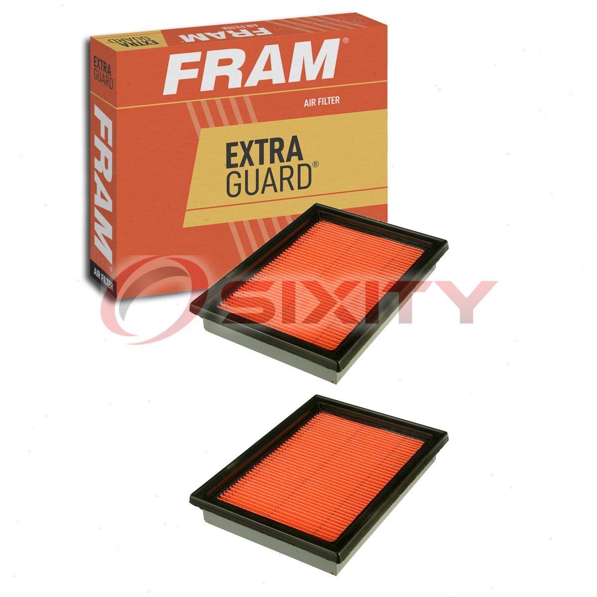 2 pc FRAM Extra Guard Air Filters for 2013 Infiniti FX50 Intake Inlet lw