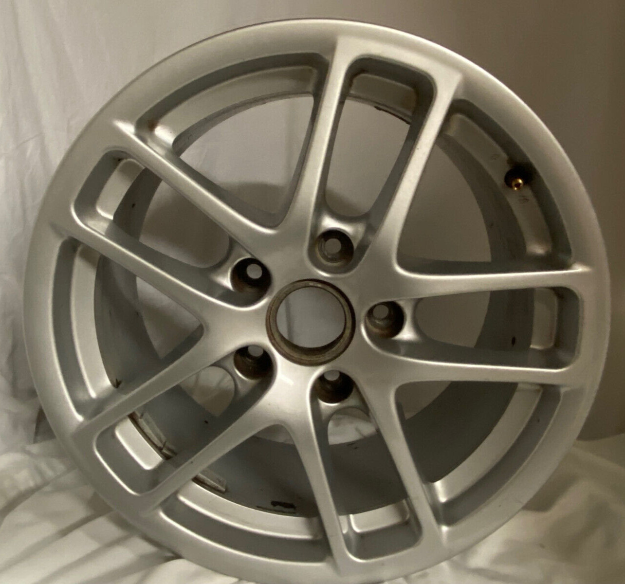 USED REAR Porsche Cayman 2008  OEM Wheel Rim 17 x 8 SILVER  #67355