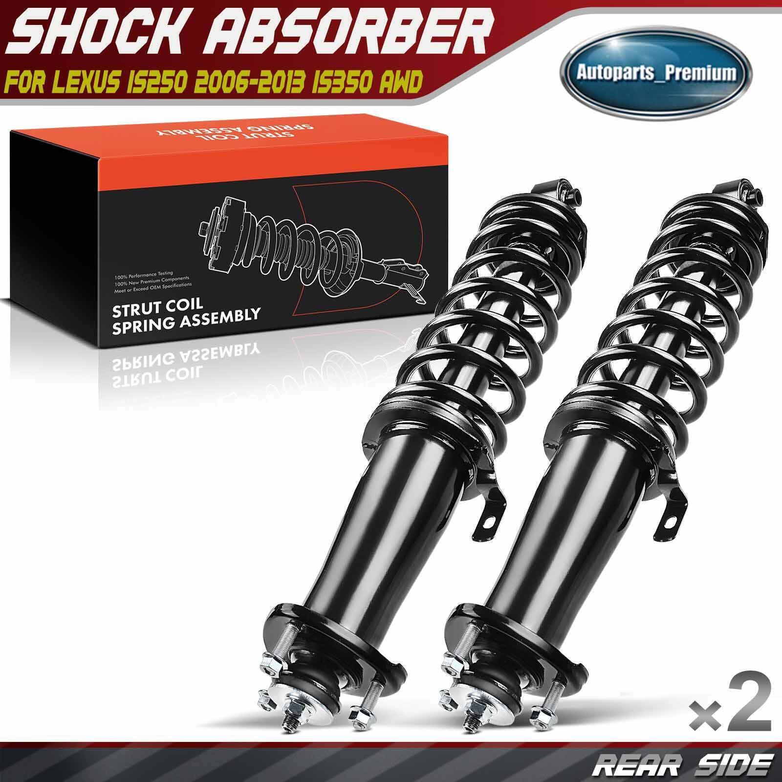 2x Rear Left & Right Shock Absorber Assembly for Lexus IS250 06-13 IS350 11-13