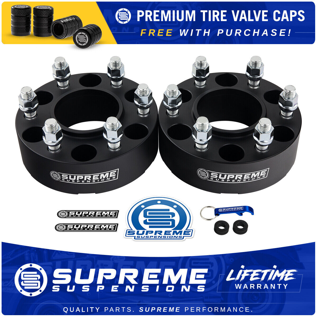 Hub Centric Wheel Spacers For Various Chevy GMC Models - 6x5.5