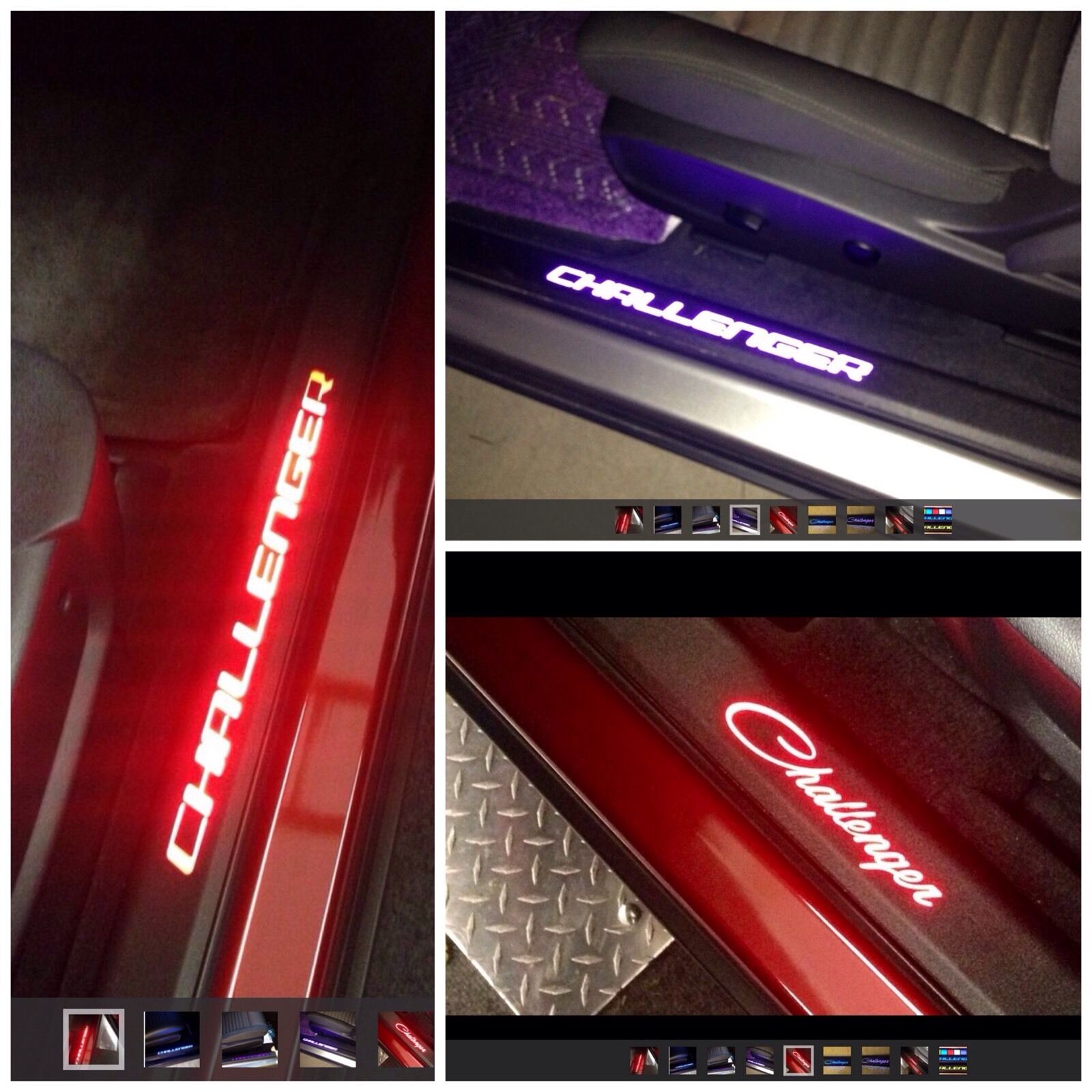Dodge Challenger Illuminated Door Sills- Fits 2008-2014 Only