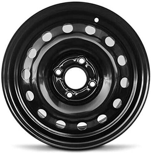 NEW 2011-2019 Ford Fiesta or 09-11 Ford Focus 15 Inch Black Steel Wheel / Rim