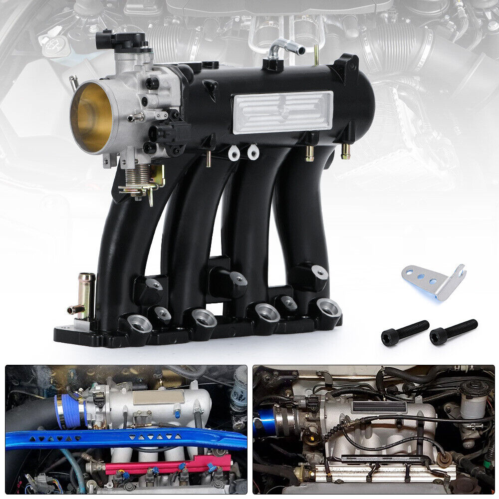 70mm Throttle Body PRO Intake Manifold For 88-00 Civic CRX EF EG EK D15 D16 SOHC