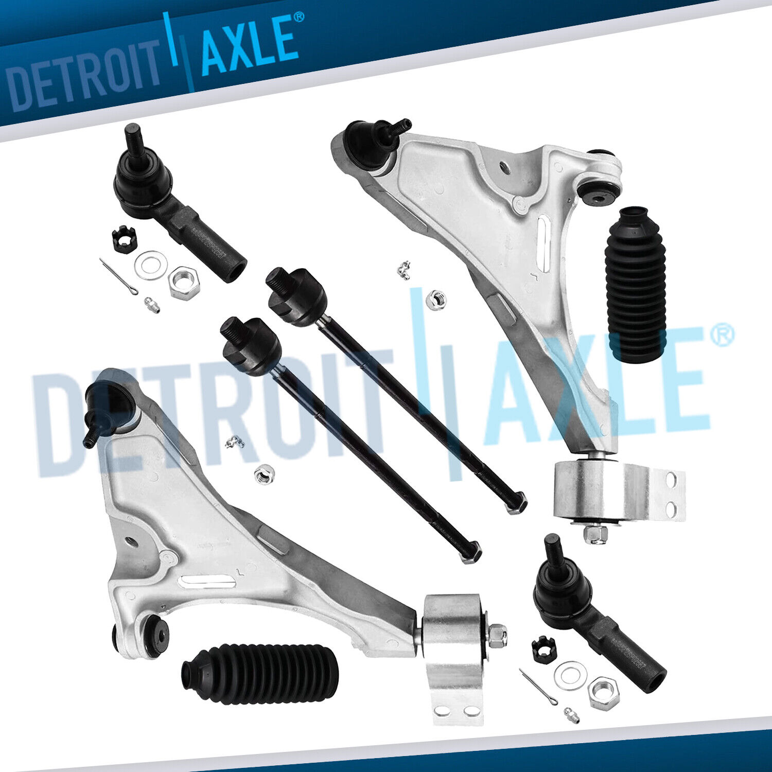 Front Lower Control Arms & Suspension Kit for 2006-11 Cadillac DTS Buick Lucerne