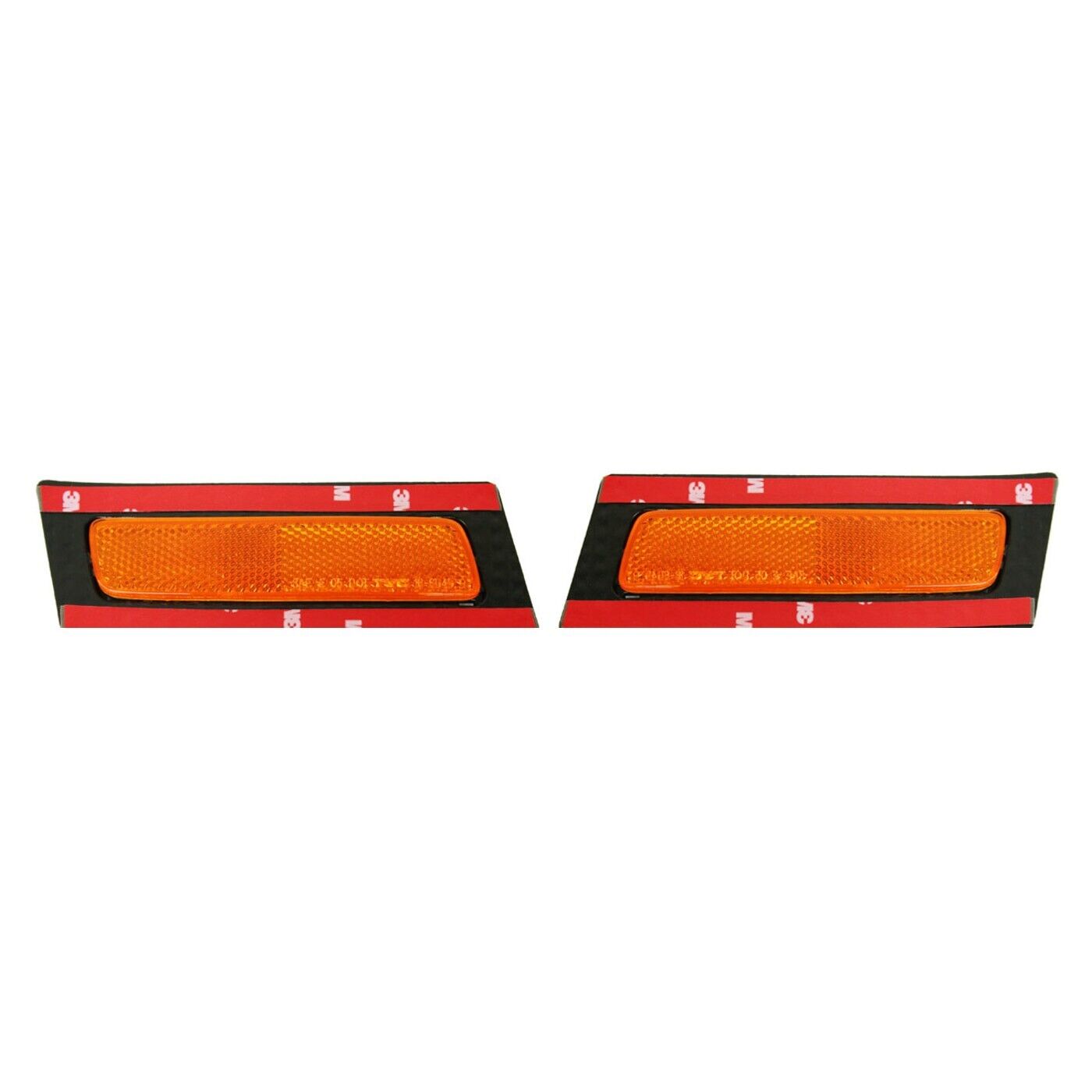 Front Driver and Passenger Side Bumper Reflector Set For 2005-2008 Audi A4
