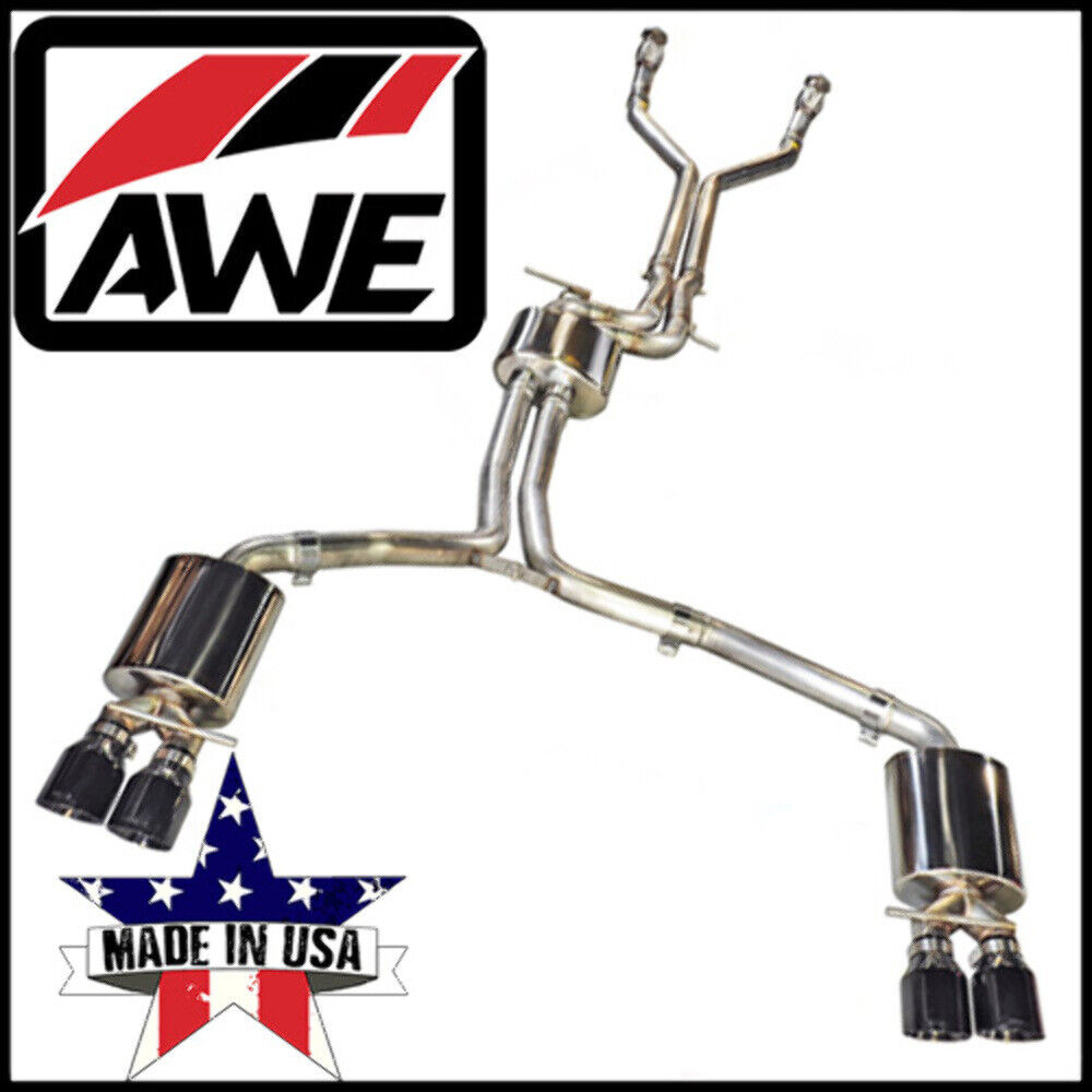 AWE Touring Edition Cat-Back Exhaust System fits 2013-2018 Audi S6 4.0L V8 AWD