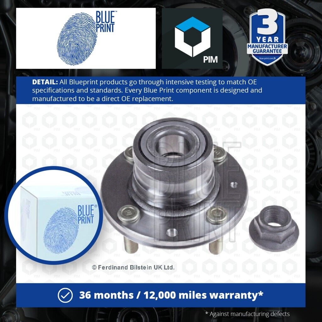 Wheel Bearing Kit fits PROTON SATRIA 1.6 Rear 96 to 00 With ABS 4G92 Blue Print