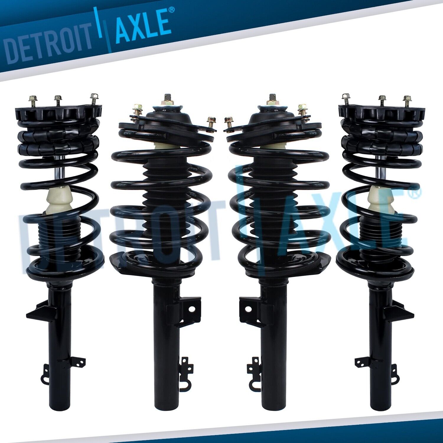 Ford Taurus Mercury Sable Struts Complete Coil Assembly For Front & Rear Sedan