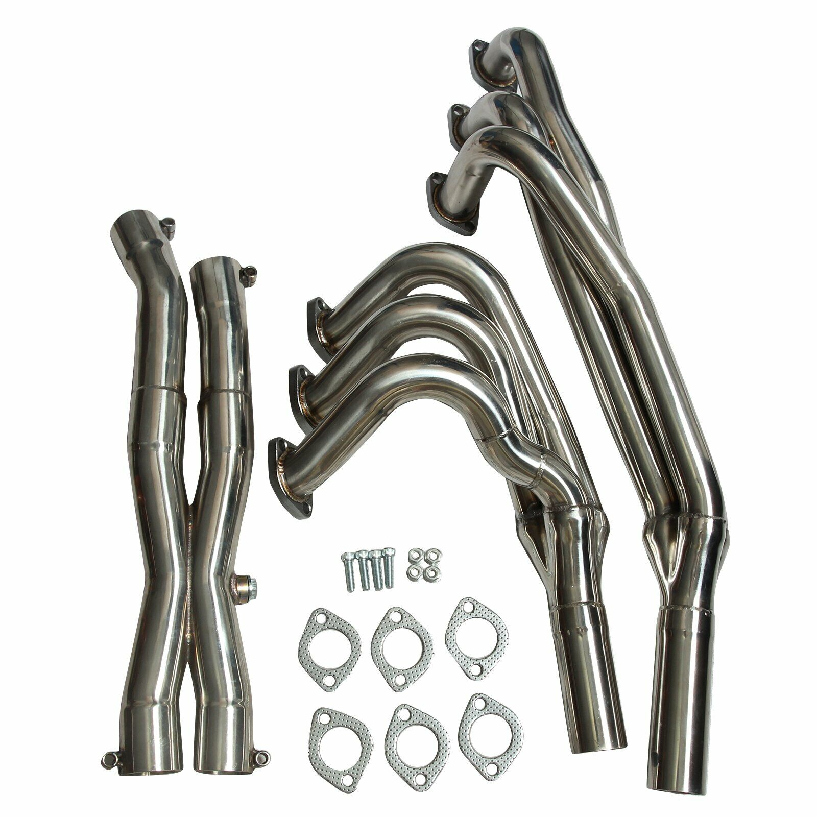 Fit 84-91 BMW E30 3-Series 2.5/2.7 Stainless Manifold Header/Exhaust & Y-Pipe