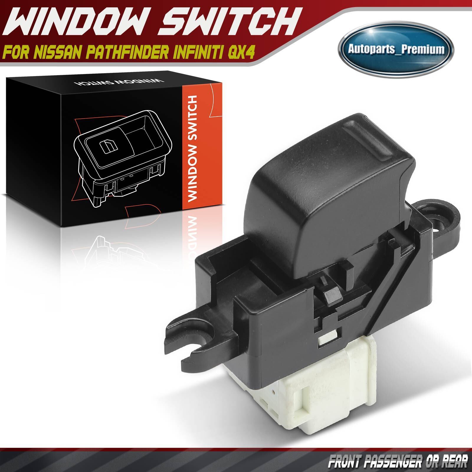 Front Right or Rear Side Power Window Switch for Nissan Pathfinder Infiniti QX4