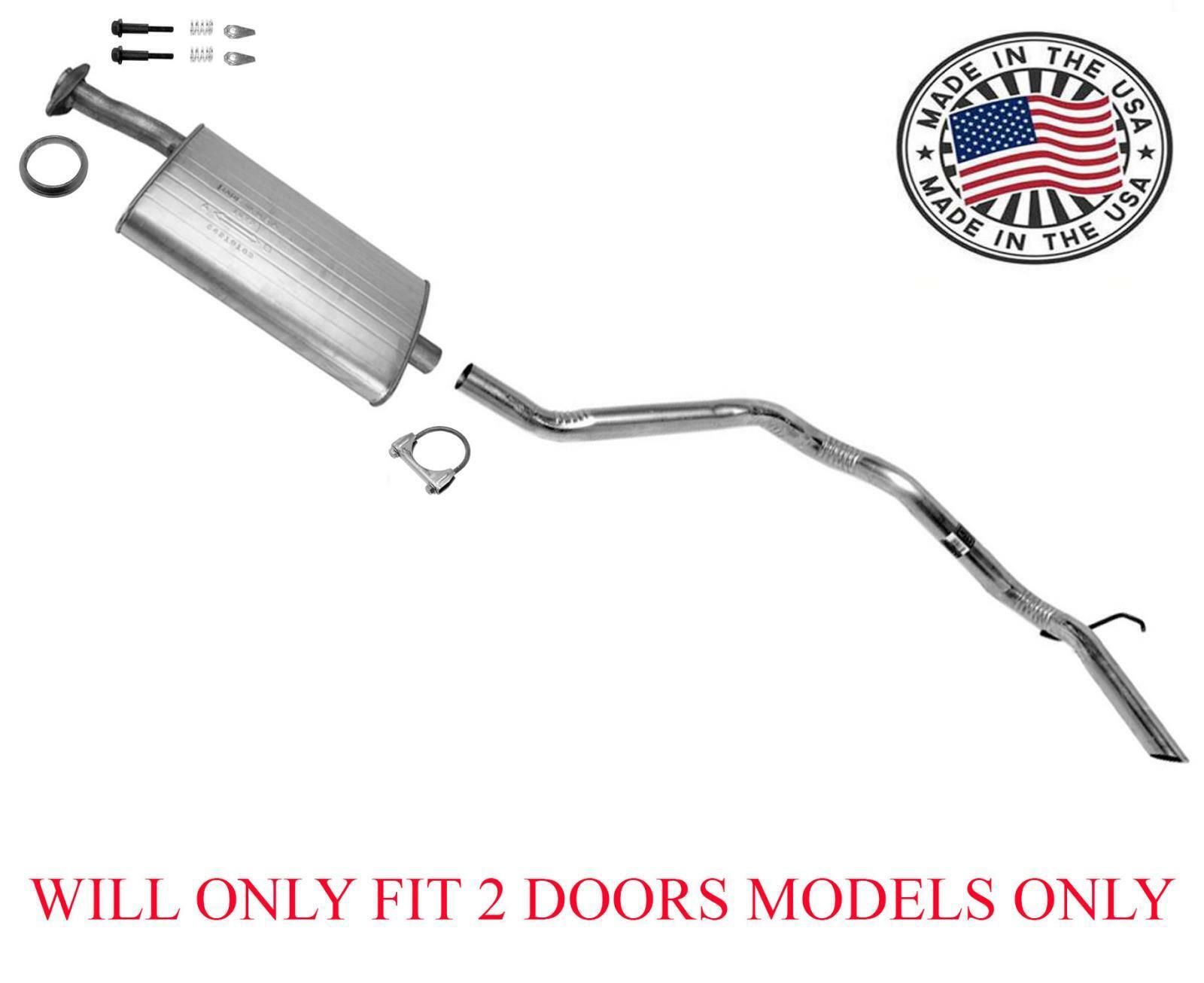Fits 93 94 Ford Explorer 2 DOORS  Middle Muffler & Tail Pipe Exhaust System